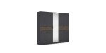 27e2e2a09970e070769d7ca9109e85751358fa25 Dreht renschrank Ticao B 226 cm Grau Metallic Freisteller 1