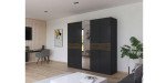 3da1e85d4b4ab3b87f72faf30a348e1200b9781a Dreht renschrank Ticao B 226 cm Grau Metallic Milieu 1