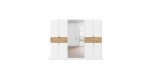 4258d716ba92812a21a39d4218efcaa04b117023 Dreht renschrank Ticao B 271 cm Wei Eiche Dekor Freisteller 2