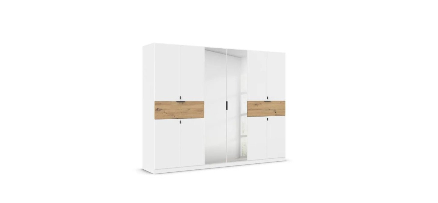 57c94fa18c78ac76a8af2660deb7ff1a40043d40 Dreht renschrank Ticao B 271 cm Wei Eiche Dekor Freisteller 1