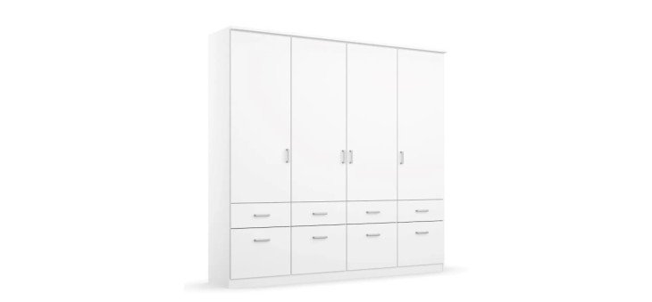 97f21901862ff3ddf733c7fc5d34b8f9cbc6be56 Dreht renschrank ROYAN B 181 cm Wei l Freisteller 1